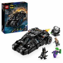 LEGO DC Batman: Batman Tumbler vs. Two-Face & The Joker - Superhelden Spielzeug mit Batmobil Auto - Spielset mit Minifiguren - Geschenk für Jungen und Mädchen ab 8 Jahren 76303 Angebot bei HelloDeals
