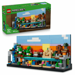 LEGO Minecraft Mini-Biome - DIY Deko Set - 3D Puzzle mit 5 Mikrofiguren - Kreatives Spielset zum Bauen und Sammeln - Gamer Geschenk für Jungen, Mädchen und Teenager ab 12 Jahren - 21589 Angebot bei HelloDeals