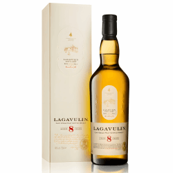 Lagavulin 8 Jahre Single Malt Scotch Whisky, mit Geschenkverpackung, Geschenkidee, Preisgekrönter Single Malt, handverlesen aus dem schottischen Islay, 48% Vol, 700ml Einzelflasche Angebot bei HelloDeals
