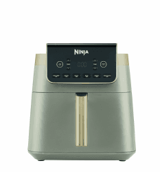Ninja Air Fryer Heißluftfritteuse MAX PRO, 6,2L Airfryer, Antihaftbeschichtung, spülmaschinenfester Korb und Crisper Gittereinsatz, Fritteuse ohne Öl, Kochen aus dem Gefrorenen, Stone Gold AF180EUSD Angebot bei HelloDeals