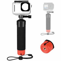Osmo Action Wasserdichtes Gehäuse + Schwimmer Handgriff für DJI Osmo Action 5 Pro/4/3, Floating Stick/Unterwasser Handstick/Wasserdichtem Hülle/Zubehör Set für Tauchen, Schnorcheln, Wasserschießen Osmo Action Set Angebot bei HelloDeals