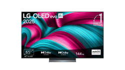 LG OLED65C5ELB, 65 Zoll (165 cm), 4K OLED evo AI TV, α9 Gen8 Prozessor, webOS 25, 120Hz (VRR bis zu 144Hz), Modelljahr 2025 Angebot bei HelloDeals
