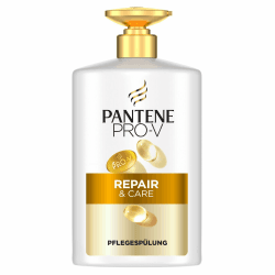 Pantene ProV Repair&Care Pflegespülung 800ml Pumpspender. Schwaches, Trockenes, Geschädigtes Haar. Schwerelose, tägliche Spülung. Fettet Nicht. Mit Pro-Vitamin B5 & Nährstoff-Formel. Active Nutri-Plex Spülung (800ml) Angebot bei HelloDeals
