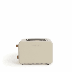 CREATE/TOAST RETRO/Toaster Sand / 6 Leistungsstufen, Krümelschublade, Thermostat, Auftauen, Aufwärmen, 2 breite Scheibenschlitze, 850W Sand RETRO Angebot bei HelloDeals