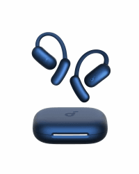 soundcore AeroFit 2 by Anker, Open-Ear Kopfhörer, KI-Übersetzung, anpassbare Ohrbügel, Fester Halt, tiefer Bass, Hi-Res Audio, 42h Spielzeit, Bluetooth 5.4, kabellos Laden, IP55, klare Anrufe durch KI Standard Blue Angebot bei HelloDeals