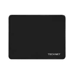 TECKNET Mauspad, 280 x 210 mm Gaming Mousepad mit Wasserdicht und Rutschfester Gummi für PC-Büro, Arbeit, Gaming, Studium, Laptop, Computer, Zuhause-Schwarz Schwarz 28 x 21 cm Angebot bei HelloDeals