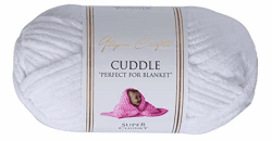 Utopia Crafts Cuddle Super Chunky Chenille Garn Weiß, 100 g Knäuel, 60 m, Flauschiges, Dickes Strickgarn Häkelgarn, Maschinenwäsche, Stricken Häkeln für Anfänger, Wollalternative White Angebot bei HelloDeals