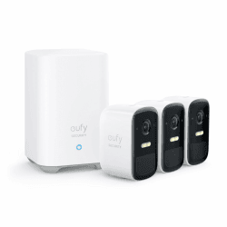 eufy Security eufyCam 2C, überwachungskamera aussen, 180 Tage Akku, HD 1080p, IP67 wetterfest, Nachtsicht, Kompatibel mit HomeKit und Solar Panel,Gebührenfreie Nutzung 3-Kamera-Set Weiß Angebot bei HelloDeals