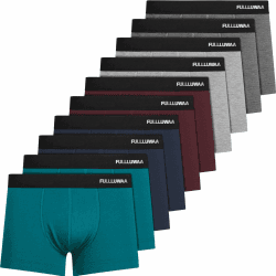 Fullluwaa Boxershorts Herren 10er Pack Baumwolle Unterhosen Männer Ohne Kratzenden Zettel Atmungsaktiv und Weiche Herrenunterwäsche L Mehrfarbig 10er Set Angebot bei HelloDeals