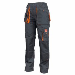 Urgent Hose Schutzhose Arbeitskleidung Arbeitshose Standard 54 Graphite / Orange Angebot bei HelloDeals