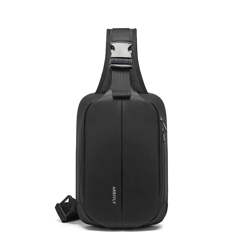 Arrivly Crossbody Umhängetasche für Damen und Herren Handtasche Crossbag Schultertasche Chest Bag Jungen für Reise und Outdoor Schwarz Crossbody T Angebot bei HelloDeals