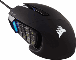 Corsair Scimitar RGB Elite Kabelgebundene MOBA/MMO Gaming-Maus - Schwarz | 18.000 DPI, 17 programmierbare Tasten, iCUE-Kompatibel, PC, Mac, PS5, PS4, Xbox Verkabelt Angebot bei HelloDeals