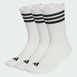 adidas Unisex 3stripes Cushioned Sportswear Crew Socks 3 Pair Pack Socken 43-45 White / Black / Black Angebot bei HelloDeals