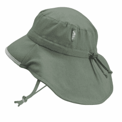 Jan & Jul Kinder Grow-with-Me Aqua-Dry Abenteuer-Sonnenhut 2-5 Jahre Militär-Grün Angebot bei HelloDeals