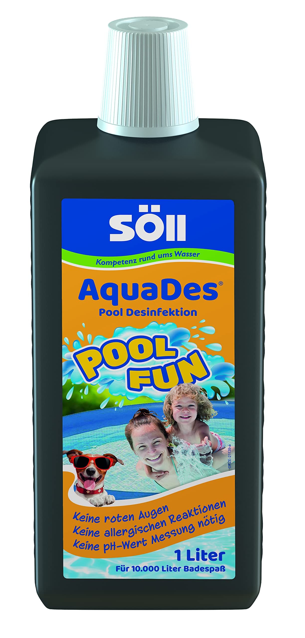 Söll 83692 AquaDes, 1 l - Pool-Desinfektion, Poolreinigung, Wasserpflege gegen Bakterien und Keime, Desinfektionmittel für Pool Planschbecken Schwimmbecken Kinderpool 1 l (1er Pack) Single Angebot bei HelloDeals