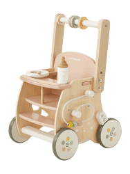 VERTBAUDETLauflernwagen mit Puppensitz, Holz FSC®weiß Angebot bei HelloDeals