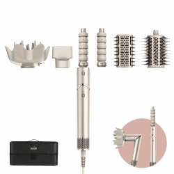 Shark FlexStyle 5-in-1 Luftstyler & Haartrockner, 1400W, Auto-Wrap-Lockenaufsatz, Paddle-Bürste, Ovalbürste, Konzentrator, Diffusor, Aufbewahrungskoffer, Keine Hitzeschäden, Champagner HD446SLEU 5 in 1 StarDust Angebot bei HelloDeals
