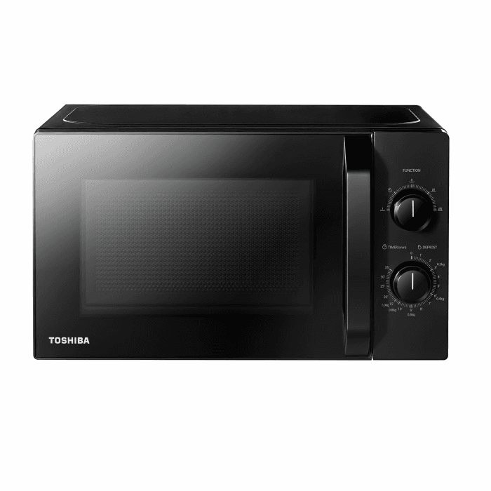Toshiba MW2-MM20PE(BK) Freistehend Mikrowelle/Solo-Mikrowelle / 20L / 700W / 5 Leistungsstufen mit praktischer Auftaufunktion/LED-Beleuchtung im Innenraum/Schwarz 5 Leistungsstufen 20L Schwarz Angebot bei HelloDeals