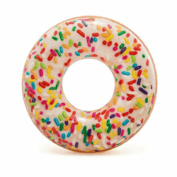 Intex 56263NP Luftmatratze Schwimmreifen aufblasbar "Sprinkle Donut" , 99 x 25 cm, 114 cm Einheitsgröße Bunte Zucker Angebot bei HelloDeals