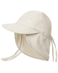 FURTALK Baby Sonnenhut mit Nackenklappe Kleinkind Kinder UPF 50+ Einstellbare Jungen Mädchen UV-Schutz Sommer Mütze Strand Schwimmen Hut 0-6 Monate Beige Angebot bei HelloDeals