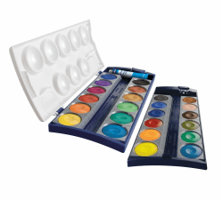 Pelikan Farbkasten K24® inklusive Deckweiß, 24 Farben, 1 Stück Deckfarbkasten Angebot bei HelloDeals