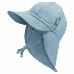 Jan & Jul Sonnenhut aus Baumwolle mit UPF 50+ UV-Schutz für Baby Junge und Mädchen 0-3 Monate Sturmblau Angebot bei HelloDeals