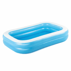 Bestway 54006 - Planschbecken 262x175x50cm Blue Rectangular Family Pool 262 x 175 x 51 cm Pool Angebot bei HelloDeals
