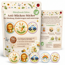 96 Stück Mückenpflaster - Mückenschutz Anti Mücken Sticker Moskito Pflaster Insektenschutz für Camping Zubehör Reise Strand Travel Gadgets Urlaub Summer Must Haves Outdoor, DEET frei Angebot bei HelloDeals