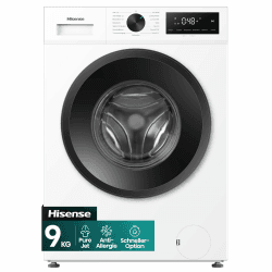 Hisense WF1I9042BWP Waschmische mit Dampffunktion, 9kg, 1400 U/Min, 15 Programme, TFT Farb-Display, 72 dB, Automix-Waschmittelschubfach, Pure Jet, Schnellwaschgang, Anti-Allergie, EEK A, Weiß Weiß 9 Ohne WIFI 2026 Angebot bei HelloDeals