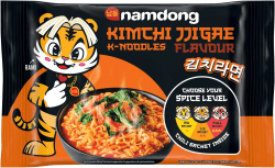 Namdong Kimchi Jjigae Flavour K-Noodles Beutel 1 Portion (Packung mit 10) Kimchi Jjigae 1 Stück (Packung mit 10) Angebot bei HelloDeals