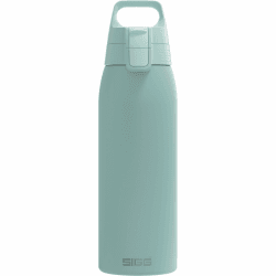 Sigg - Edelstahl Trinkflasche - Shield ONE - Für Kohlensäurehaltige Getränke Geeignet - Auslaufsicher - Federleicht - BPA-frei - Outdoor & Fitness - 750ML / 1L / 1.5L Glacier 1 L Angebot bei HelloDeals