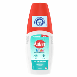 Autan Kids Pumpspray, Effektiver Insektenschutz gegen Mücken und Zecken, Mückenschutz, Travel Essentials, 1er Pack, 100 ml Angebot bei HelloDeals