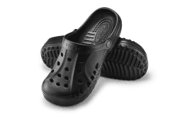 ESTRO Gartenclogs Herren Gartenschuhe Damen - Gartenclogs Damen Unisex Leicht Gummischuhe Sommer Garten Clogs Herren A78 46 EU Schwarz Angebot bei HelloDeals