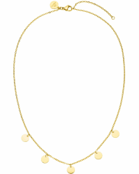 Purelei Kalea Kette Damen – Halskette Damen aus langlebigem Edelstahl – Wasserfeste Kette mit Anhänger – 40-45 cm Länge verstellbar – Halskette für deinen individuellen Look Gold Angebot bei HelloDeals