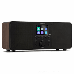 Audizio Genua DAB Radio mit Bluetooth – Stereo DAB Plus Radio mit Fernbedienung, 60 Speicherplätze, Auto Scan, Line-Out, USB, Ideal für Zuhause und Unterwegs, Einfache Bedienung - Holz Look Angebot bei HelloDeals