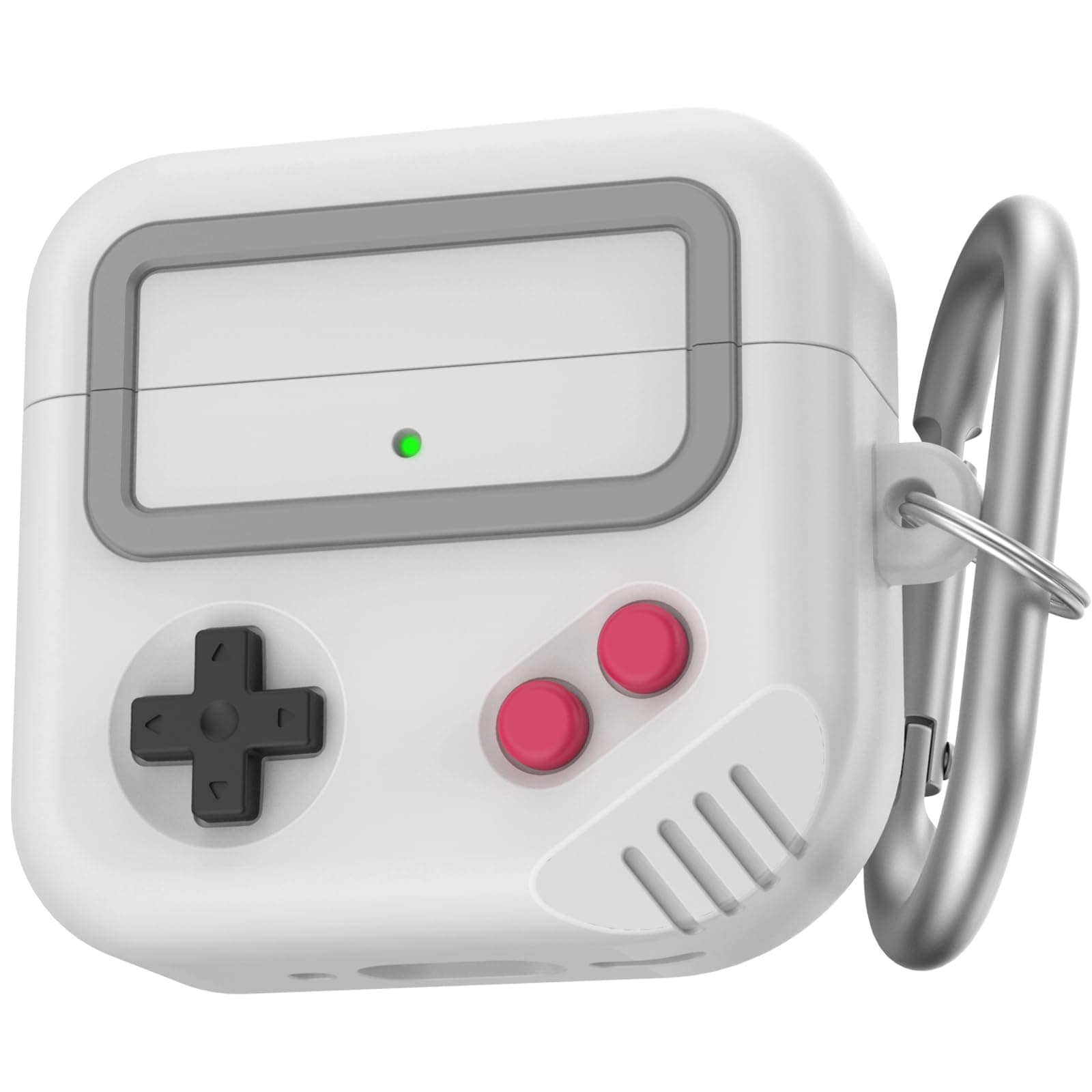 TRONWIN for AirPods 4 Hülle - Spielkonsole Design Case für Apple AirPods 4. Generation, Silikon Schutzhülle für Air Pods 4 - Anime Case für Männer & Frauen (hellgrau) hellgrau AirPods 4 Angebot bei HelloDeals