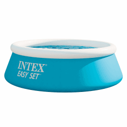 INTEX "Easy Set" Pool rund Aufstellpool (Ø183 x 51) Robuster aufblasbarer Kinderpool für den Garten Rundpool Planschbecken, Volumen 800l, Schnellaufbau Pool für Kinder ab 3 Jahren, blau (28101NP) 183cm x 183cm x 51cm Aufstellpool (ohne Filter) Angebot bei HelloDeals