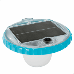 Intex Solar Powered LED Floating Poolleuchte - Solarbetriebene Blitzboje - 2 Beleuchtungsmodi, 28695, Weiß Single Angebot bei HelloDeals