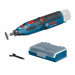 Bosch Professional 12V System Akku Rotationswerkzeug GRO 12V-35 (inkl. Schlüssel, Spannzange, Trennscheibe, Zubehör Box, Einlage, ohne Akku/ Ladegerät) im Karton Solo Angebot bei HelloDeals