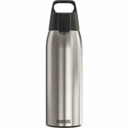Sigg - Edelstahl Trinkflasche - Shield ONE - Für Kohlensäurehaltige Getränke Geeignet - Auslaufsicher - Federleicht - BPA-frei - Outdoor & Fitness - 750ML / 1L / 1.5L Brushed 1 L Angebot bei HelloDeals