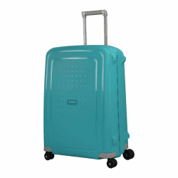 Samsonite S'Cure - Spinner M Koffer, M (69 cm), 79 L, Blau (Aqua Blue) Blau (Aqua Blue) M (69cm-79L) Angebot bei HelloDeals