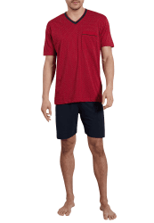 Götzburg Herren Shorty kurzer Pyjama Nachtwäsche 54 Chili Pepper Angebot bei HelloDeals