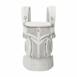 Ergobaby Babytrage für Neugeborene bis zum Kleinkind, 4-Positionen Omni 360 Cool Air Mesh Pearl Grey, Ergonomische Baby-Tragetasche Bauchtrage Rückentrage Pearl Grey Cool Air Mesh Angebot bei HelloDeals