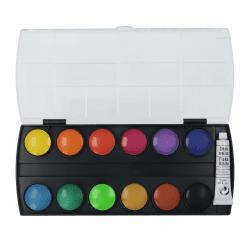Pelikan Hamelin Deckfarbkasten mit 12 Farben und Deckweiß-Tube | ideal für Kindergarten, Schule und zu Hause Angebot bei HelloDeals