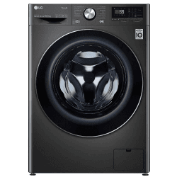 LG F6WV710P2S Waschmaschine (10,5 kg, Energieklasse A, 1.600 U/Min.) mit AI DD (AI Wash), TurboWash 360°, Steam und AquaLock, Schwarz 10,5kg Schwarz Single Angebot bei HelloDeals