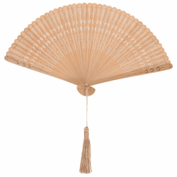 Healifty Bambus HandfäCher Faltbar Vintage Fan Handventilator Klein Tragbar FüR Hochzeit Party Damen Herren Elegantes Accessoire Und Dekoration Braun Angebot bei HelloDeals