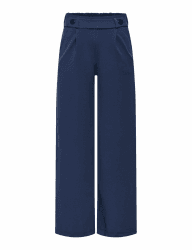 JACQUELINE de YONG Female Hose mit weitem Beinschnitt JDYGEGGO Mittlere Taille Weiter Beinschnitt Hose mit weitem Beinschnitt M / 30L Black Iris/Detail:black Buttons Angebot bei HelloDeals