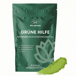 Grüne Entgiftungspulver 200g Superfood Pulver,Greens Pflanzenpulver mit Matcha, Gerstengras, Spirulina & Heidelbeeren,Reich an Ballaststoffen & Mikronährstoffen,Vegan – Täglicher Energie Helfer Dunkelgrün 3 Angebot bei HelloDeals