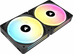 CORSAIR iCUE LINK QX140 RGB 140mm RGB Lüfter - Doppelpack - Schwarz | Doppelter Lüfter-Starter-Kit mit iCUE LINK System-Hub, Magnetic Dome Nur Fans Doppelt (140mm) Schwarz Angebot bei HelloDeals