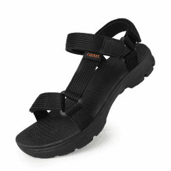 riemot Damen Sommer Outdoor Sandalen Bequeme Athletic Frauen Schuhe Trekkingsandalen Outdoorsandalen 41 EU Schwarz Angebot bei HelloDeals